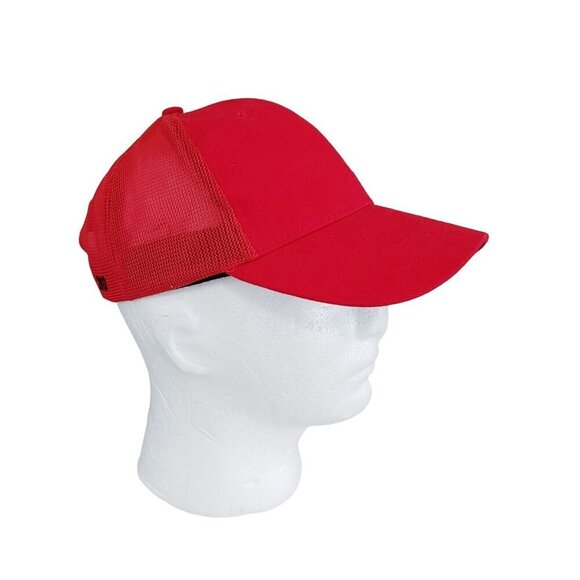 George St Pierre Bacardi Oakheart Snapback Hat Red Mesh Back Cap 2013 - Picture 5 of 9